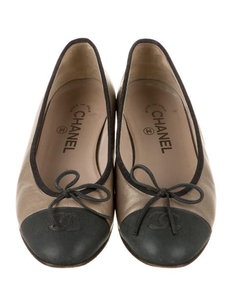 chanel ballet flats brown|are chanel flats comfortable.